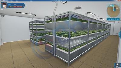 助力新型农业--北京欧倍尔3d设施农业生产系统(植物工厂)虚拟仿真实验